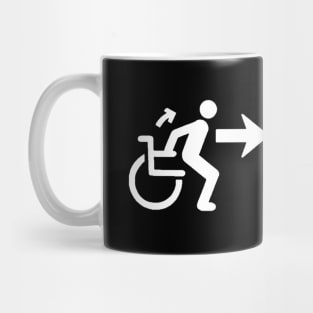 Ambulatory Wheelchair User Symbol Mug